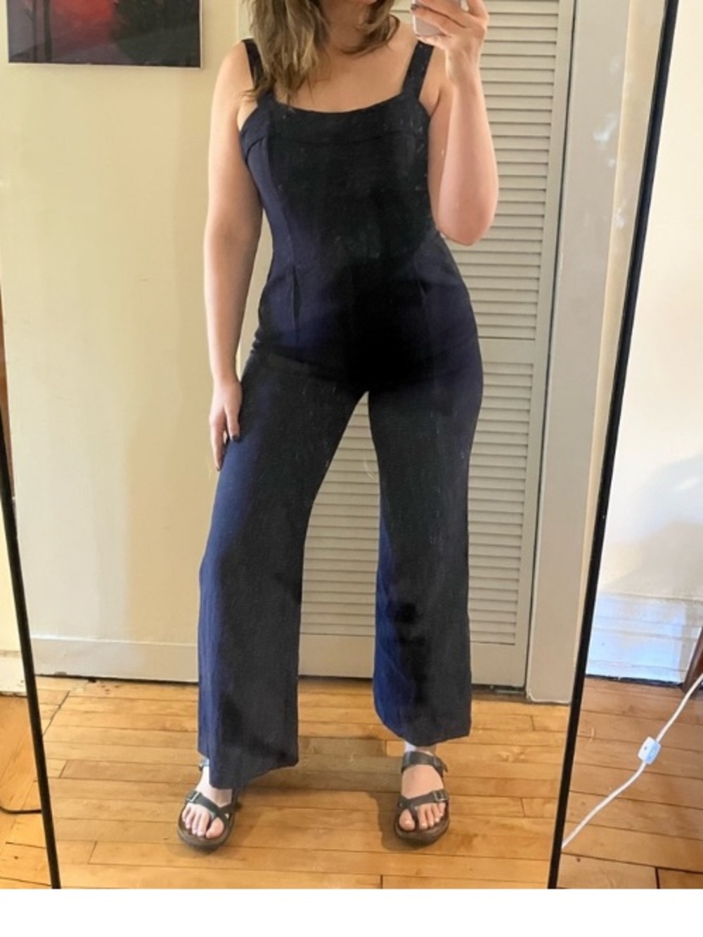 Birds of North America Navy Sugarbird Jumpsuit